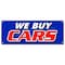 Signmission WE BUY CARS BANNER SIGN vehicles cars automobiles buyer dealership B-We Buy Cars - alternate 1
